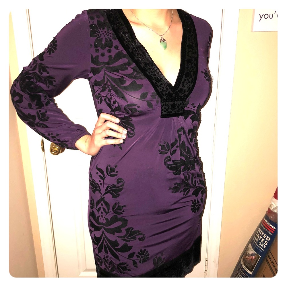 Purple Hale Bob Dress